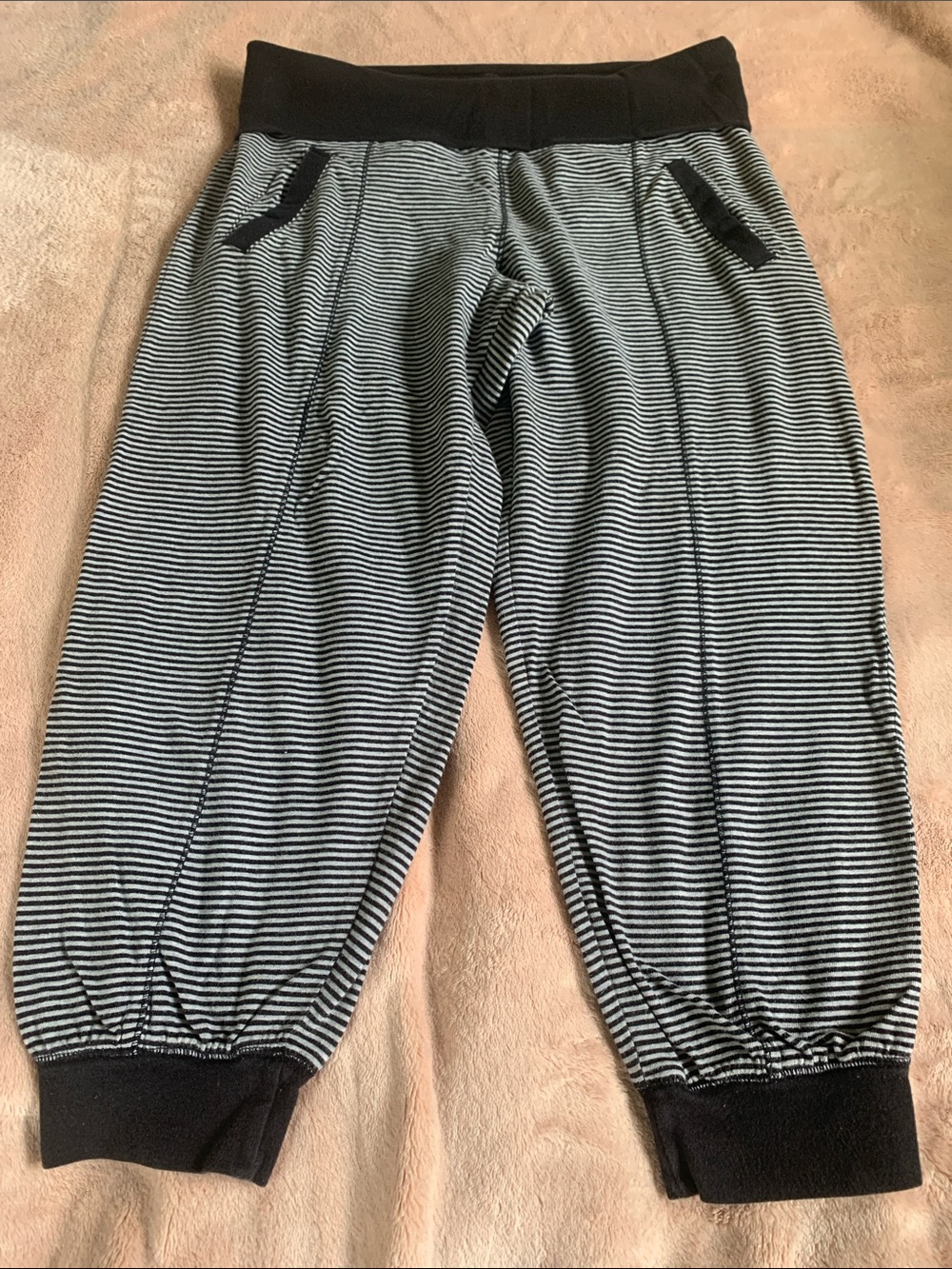 🖤 Jacob Striped Riding Pants with Wide Waist Cuff 🖤